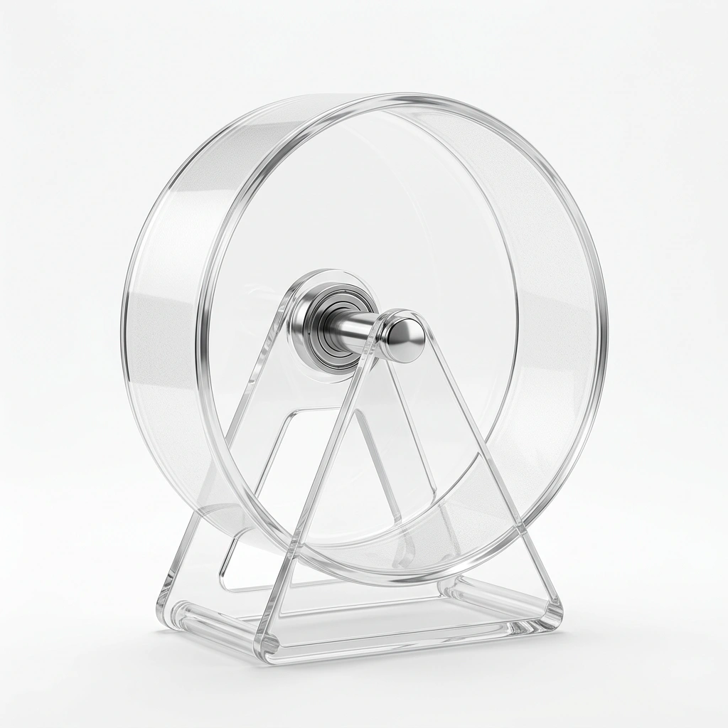 Premium Acrylic Silent Wheel 20cm